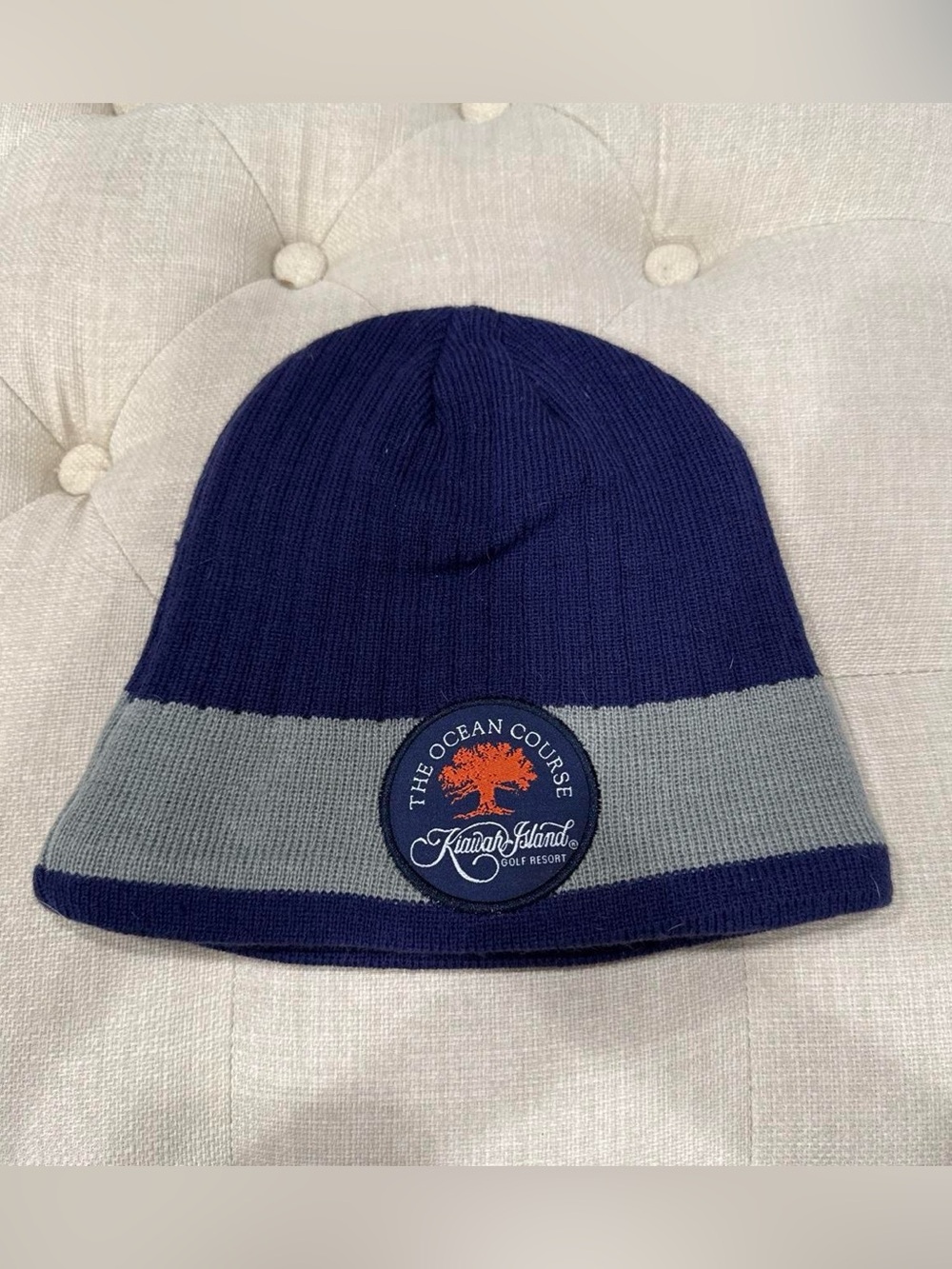 Kauai Island Golf Resort Beanie - Navy & Gray